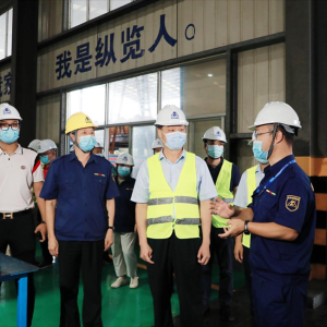 南寧市委常委、常務(wù)副市長(zhǎng)陳竑率隊(duì)到我司考察指導(dǎo)